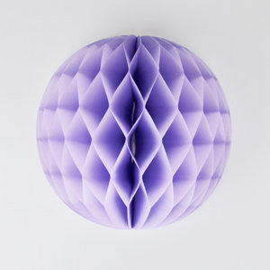 Papier Wabenball lila pastel