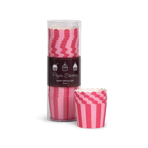 Backformen pink Streifen (25)