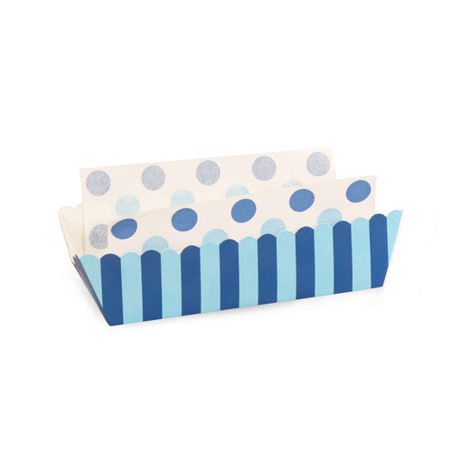 Tray dunkelblaue Streifen (8)