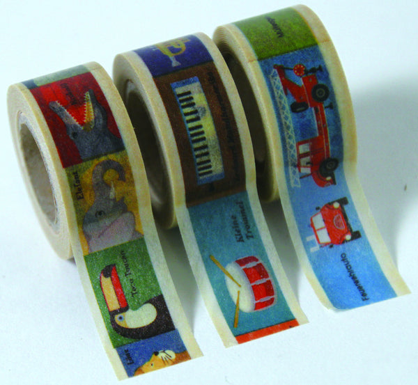 Masking Tape 3er Set "Kids Animal"