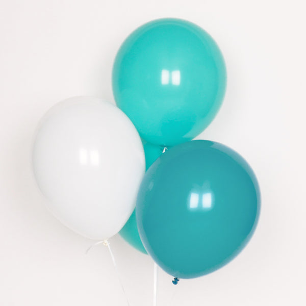 Ballon türkis gemischt (10)
