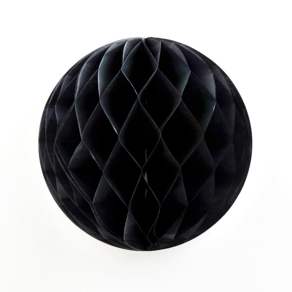 Papier Wabenball schwarz