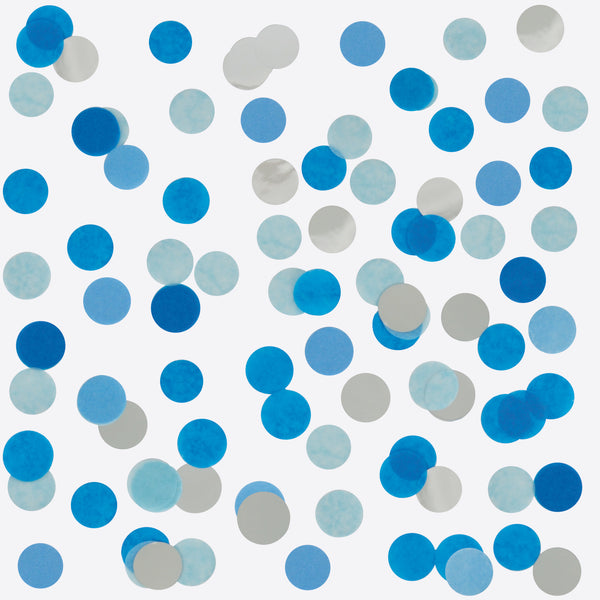 Confetti blau/silber