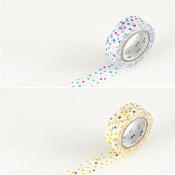 Masking Tape Punkte pink/gelb
