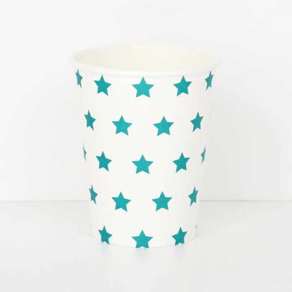 Becher blaue Sterne (8)