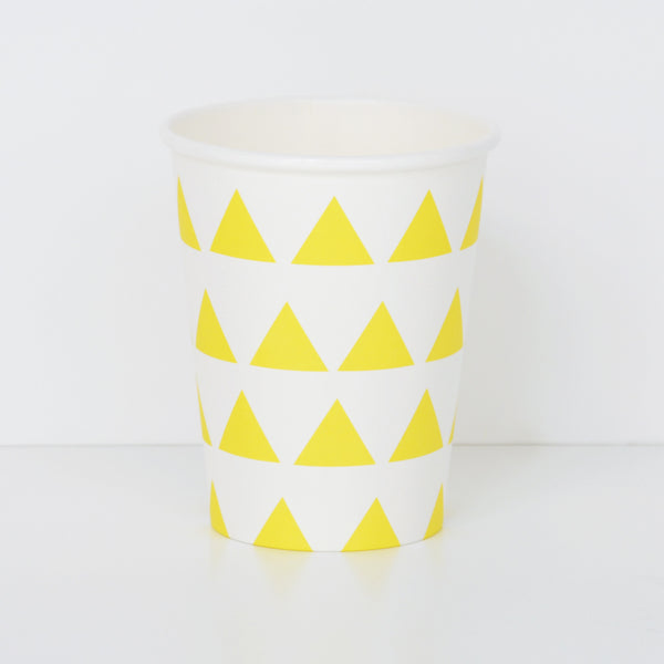 Becher gelbe Dreiecke (8)