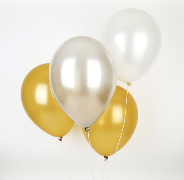 Ballon metallic gemischt (10)