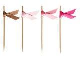Food Toppers  hell/dunkel rosa (40)