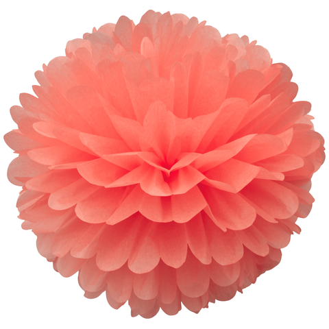 Papier Pompom orange (2)