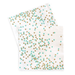 Serviette Confetti mint (20)