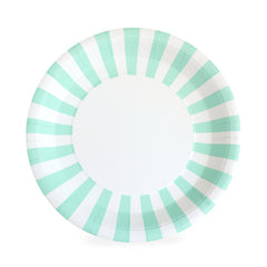 Teller mint Streifen (12)