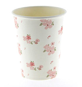 Becher White Floral (12)