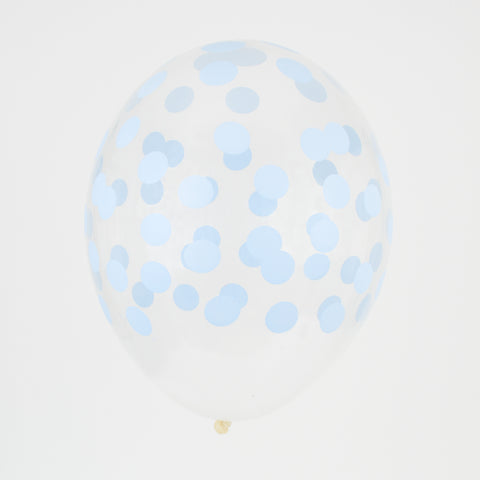 Ballon Confetti hellblau (5)