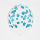 Ballon Confetti blau (5)