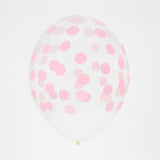 Ballon Confetti rosa (5)