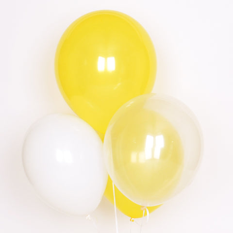 Ballon gelb gemischt (10)