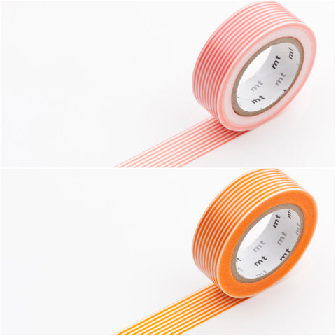 Masking Tape Streifen rosa/orange