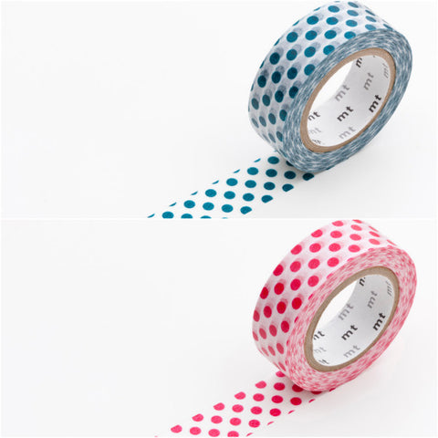 Masking Tape Punkte grün/rot