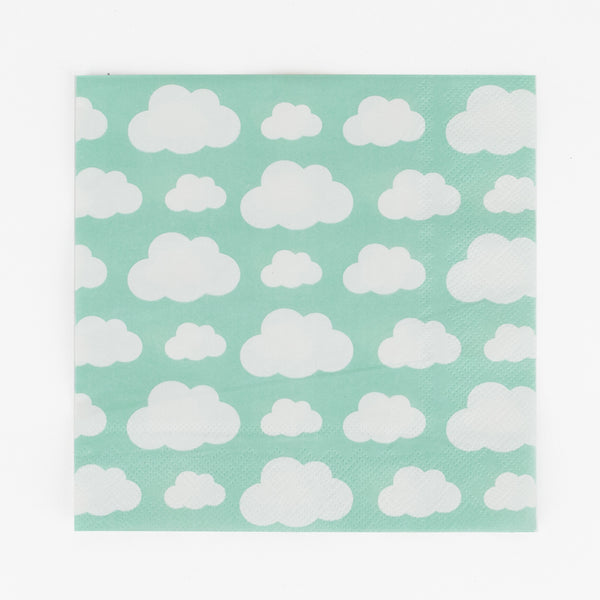 Serviette Wolken (20)
