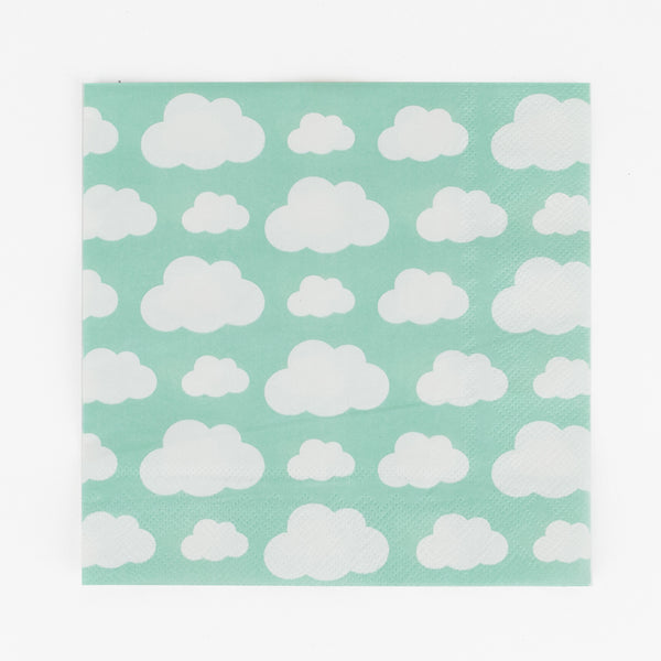 Serviette Wolken (20)