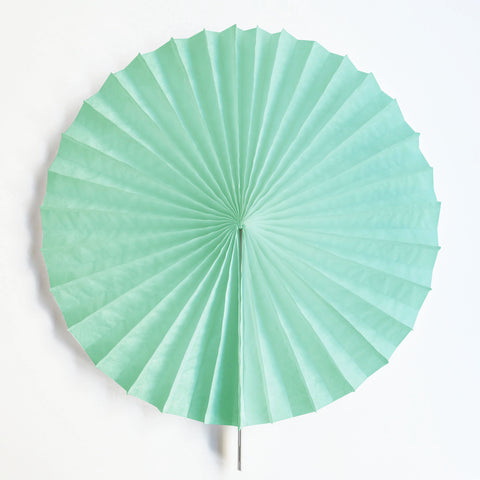 Papier Rosette türkis