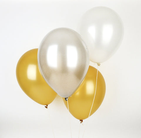 Ballon metallic gemischt (10)